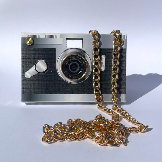 Gold metal chain strap