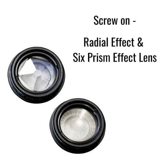 Screw Lens - Radial Effect & Six Prism Effect Lens